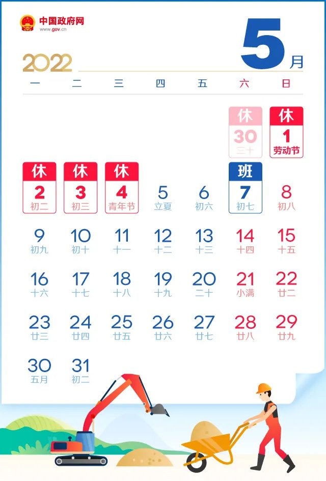 南電至誠關(guān)于2022年五一勞動節(jié)期間放假和工作安排的通知(圖1)